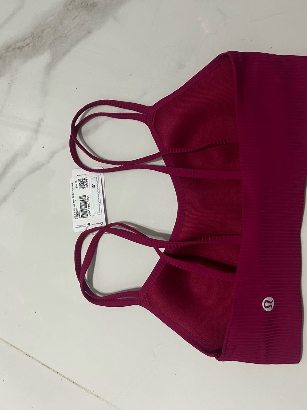 lululemon athletica Double-Strap Berry Sports Bra